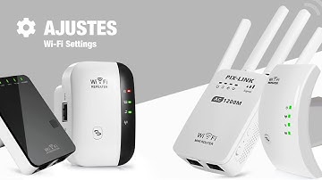 Cambio Contraseña, SSID y Ajustes Repetidor Wi-Fi / Wireless Wi-Fi Repeater Settings and Password