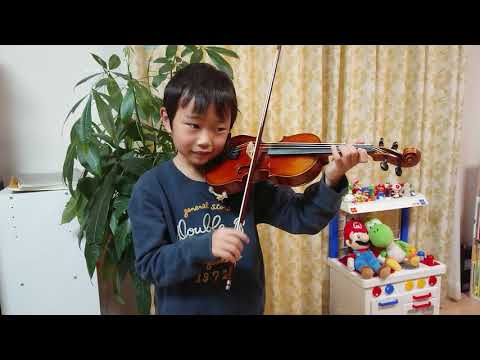 スーパーマリオワールド (マリオメーカー2)  ヴァイオリンで弾く りゅうくん
