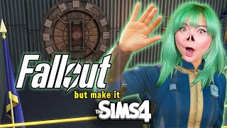 I built an entire Fallout Vault in The Sims 4 ☢