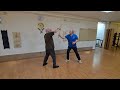 Allenamento della struttura corporea di Latosa Escrima con il Senior Hans 74