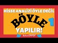 BORSADA HİSSE ANALİZİ NASIL YAPILIR 1 | UZUN VADELİ YATIRIM