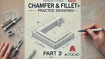 AutoCAD 2D Basics: The PROPER Way to USE Chamfer & Fillet in AutoCAD! | FREE Course | Part 3 |