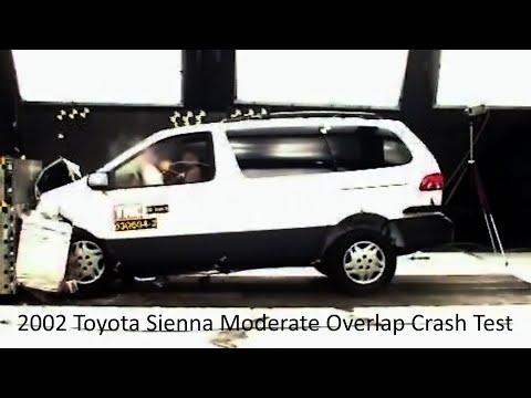 1998-2003 Toyota Sienna NHTSA Moderate Overlap Crash Test (56 Km/h)