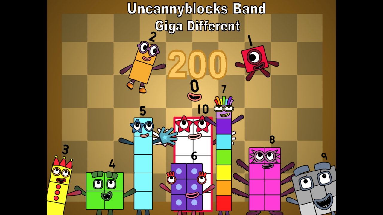 Uncannyblocks Band Giga Different 1991 - 2000 (Not made for kids)