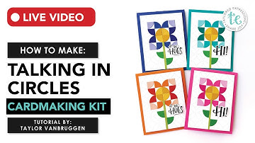 Talking in Circles Cardmaking Kit | What it is and How it Works | Crafty Tutorial