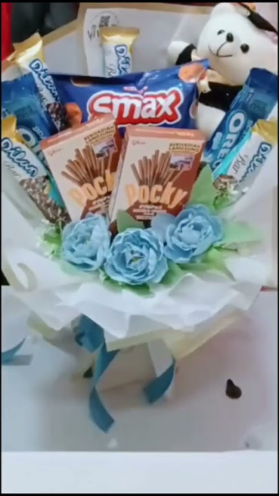 Tutorial Bouquet Snack🌸 #diy #trending #bouquet #flowers #rose #flower #smallbusiness  #fyp #foryou