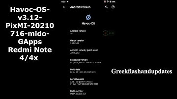 Havoc-OS-v3.12-PixMI-20210716-mido-GApps Redmi Note 4/4x