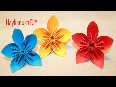 Video: Cómo Hacer Flores De Origami