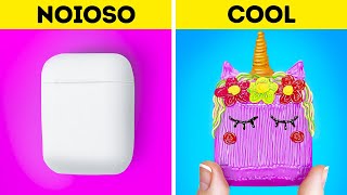 HACK COLORATI PER IL TUO CASO AIRPOD || Idee creative per il telefono FAI DA TE 123 GO Like!