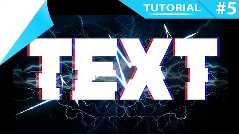 Cara membuat text glitch | photoshop touch |Android #5