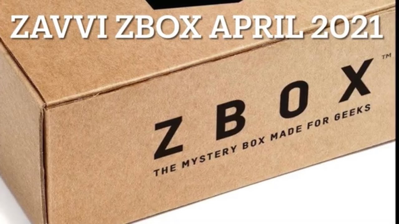 Zavvi zbox unboxing April 2021