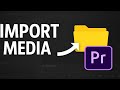 Day 30: How to Import Media Files in Premiere Pro — Beginner’s Step-by-Step Guide
