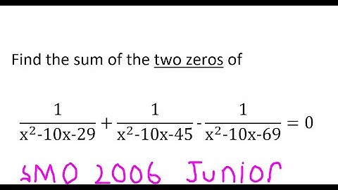 Singapore 2006 Math Olympiad Junior Section application of Vieta
