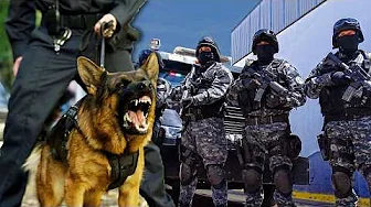 Así es el riguroso entrenamiento de los perros policía