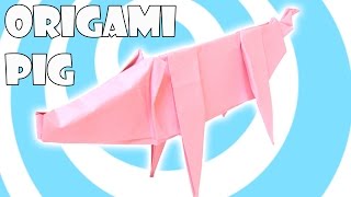 Origami Pig A4 Paper Easy Video Tutorial Origamite