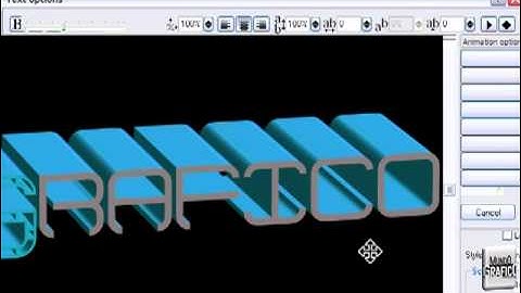 Tutorial | ¿Cómo hacer logo, texto, boton, etc; animado con Xara 3D Maker v7? Video HQ
