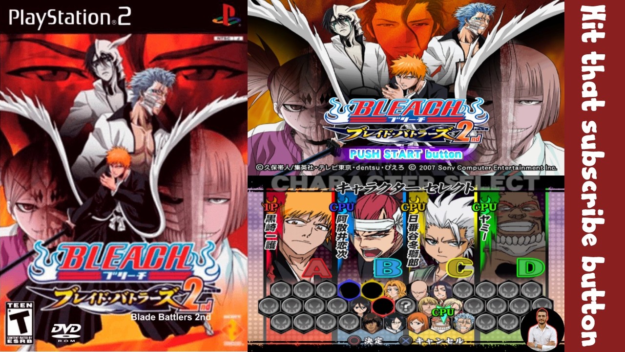 Bleach: Blade Battlers 2nd – Gameplay on PlayStation 2 (PS2 
