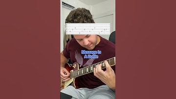 Thumbnail of How To Play "Message In A Bottle" by The Police - #guitar #guitarcover