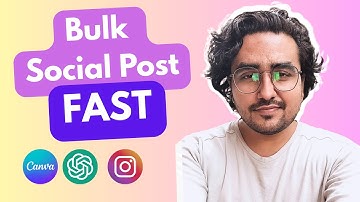 Create Bulk Social Media Posts FAST in Canva | Canva Bulk Create Tutorial AI