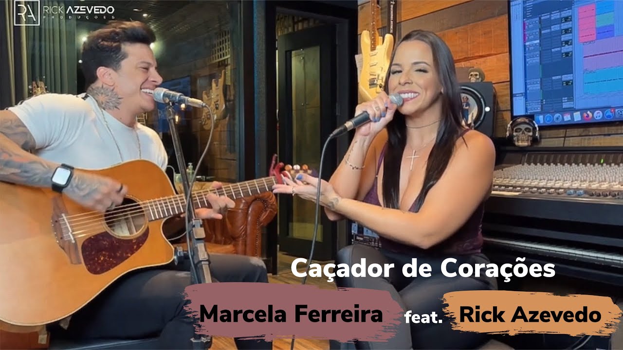 Regardez Caçador de Corações - Marcela Ferreira feat. Rick Azevedo (Cover) - ACÚSTICO B sur YouTube