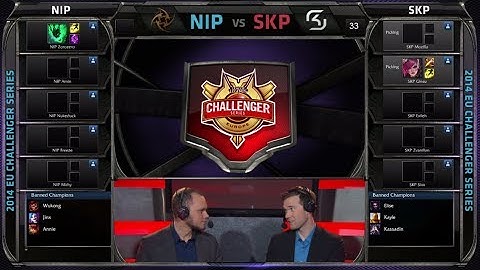 Ninjas in Pyjamas vs SK Prime | Game 3 Quarter Finals EU Challenger Series #1 | NIP vs SKP G3