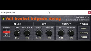 fb delay by Full Bucket Music free 64 bit vst plugins