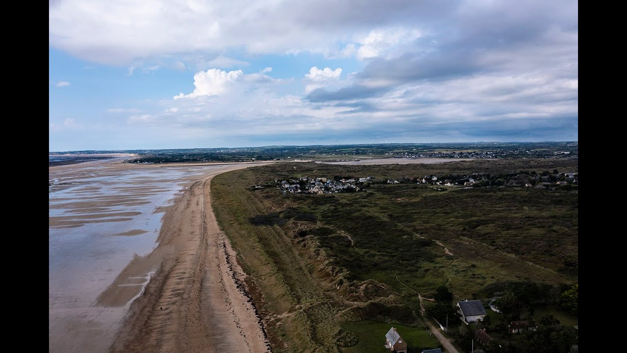 Lindbergh-Plage und Denneville-Plage bei Portbail in der Normandie / Frankreich