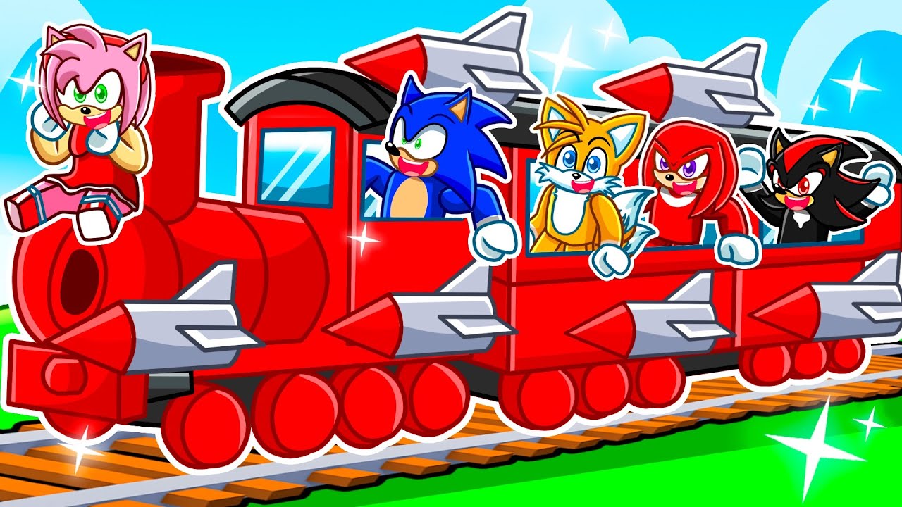 Construimos el TREN Más RÁPIDO en Roblox Build a Train!