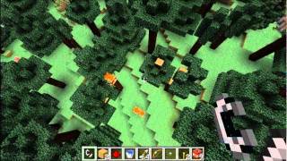HUGE FOREST FIRE IN MINECRAFT OVER 300 TREES DESTROYED 64X