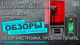 видео: ELEGOO MARS 2 PRO. Фотополимерный 3D принтер. Обзор. настройка. Пробная печать. картинка: ELEGOO MARS 2 PRO. Фотополимерный 3D принтер. Обзор. настройка. Пробная печать.