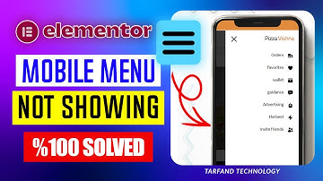 Hamburger Menu NOT showing up on mobile phones - Elementor WordPress