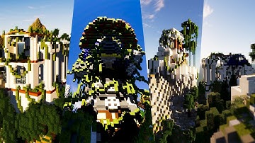 Minecraft Atlantis Build [Timelapse + Cinematic] 4K #Minecraft