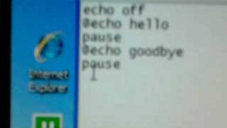 How to make simple program in notepad