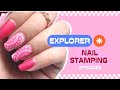 Stamping nail art for beginners  easy stamping nail designs