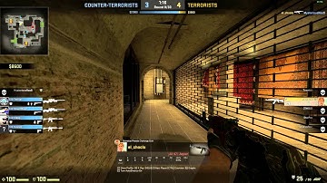 CSGO mirage 1v5 ace clutch