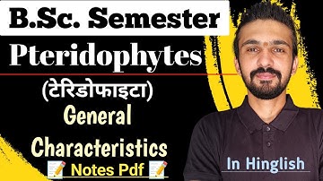 Pteridophytes General Characters || Pteridophyta || Bsc Semester || By Dadhich Sir