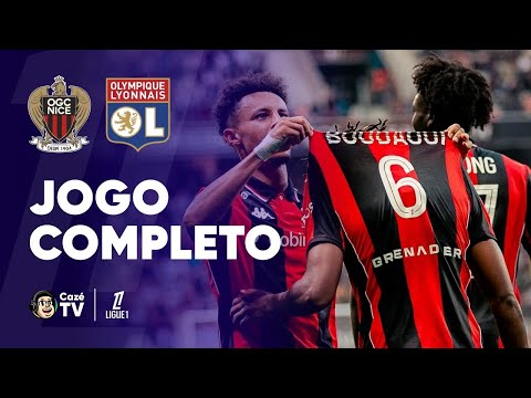 JOGO COMPLETO: NICE X LYON | LIGUE 1 2025/26 | 8ª RODADA