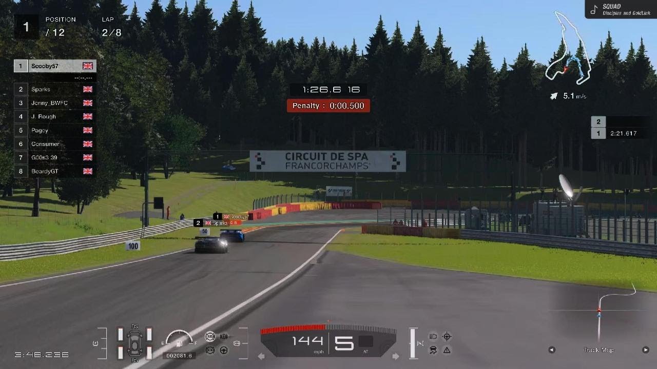 GT7 Bad Boys Racing League V Sparks Theory race 3