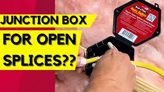 How To Pass An Electrical Home Inspection!! (Open Splice Box)