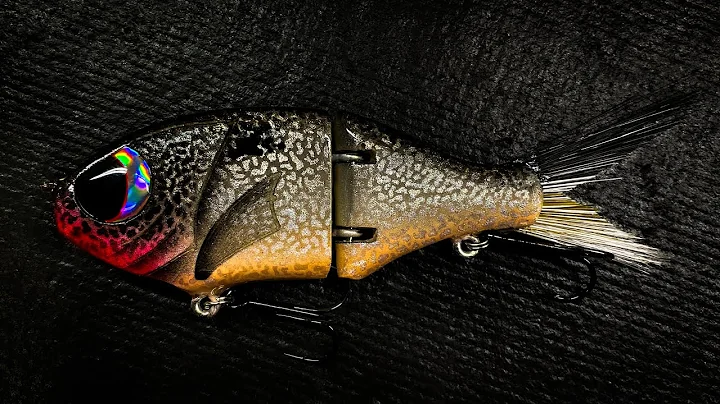 Lure Painting Resin Swimbait // Easy Lure Pattern