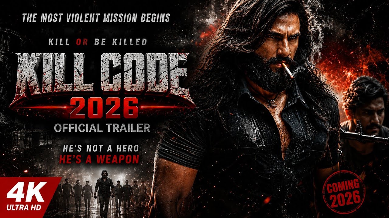 KILL CODE 2026 | Official Trailer | South Hindi Dubbed Action Movie ...