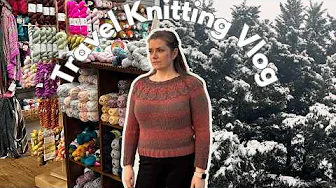 Knitting & Crochet On the Road 🧶 | Traveling Through Illinois & Tennessee | Travel Knitting Vlog