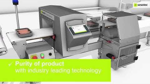 Metal detector INTUITY for conveyor applications -  Purity with ease  by Sesotec Germany