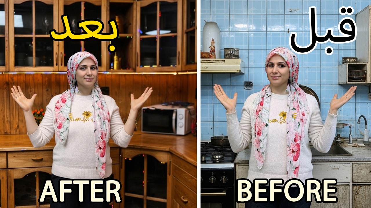 Преображение старой кухни за 2 месяца 😍 До и после