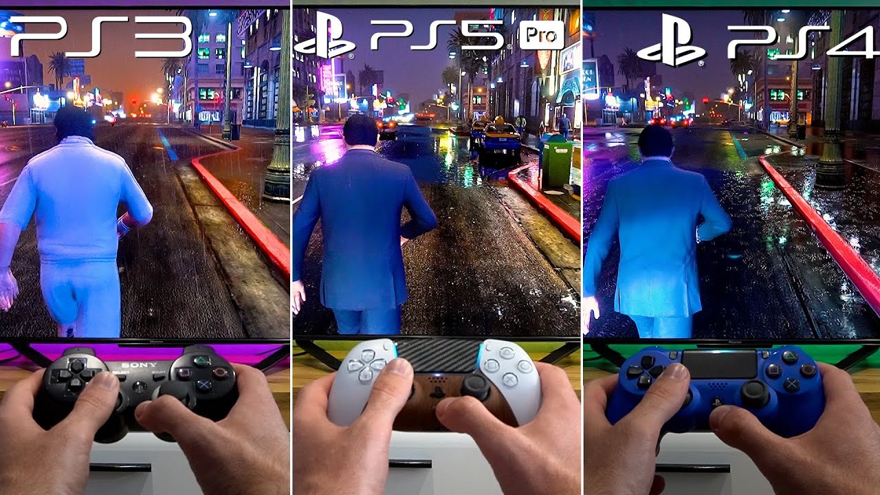 プレステ3とGTA5とGT6 Grand Theft Auto V | PS3 - PS4 - PS5 | Final Graphics Comparison