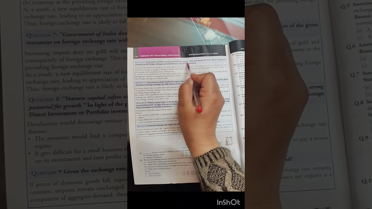 FOREIGN EXCHANGE CLASS 12 ECONOMICS