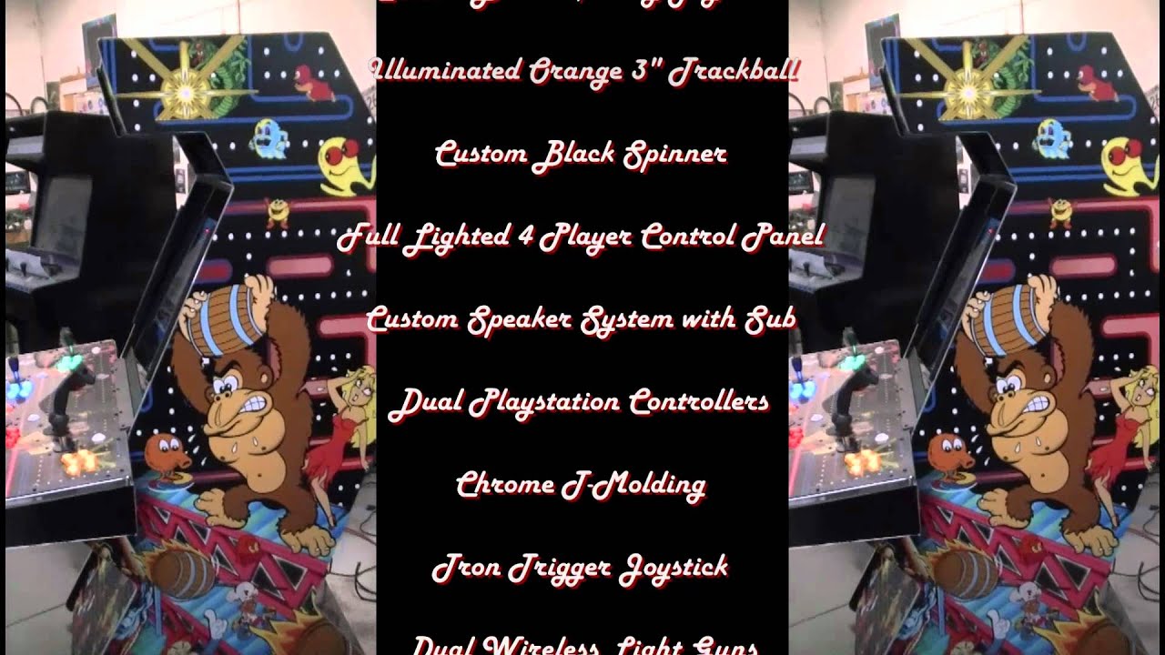 (Classic) Classic Character 4 Player Upright Dream Arcade Machine.mp4