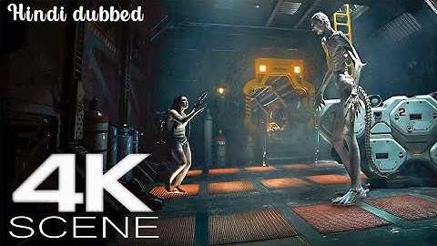 First Xenomorph/Human Hybrid Scene (2024) The Engineer | Alien: Romulus | 4K UHD HDR hindi dubbed