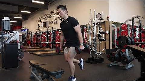 Reverse Lunge + Step Up + Knee Drive Combo