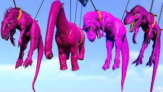 New Epic Pink Dinosaurs Fighting Rumbles Unleashing Jurassic Fury In Evolution Trex Vs Irex